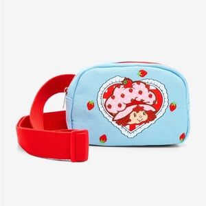 Strawberry Shortcake Embroidered
Denim Belt Bag NWT